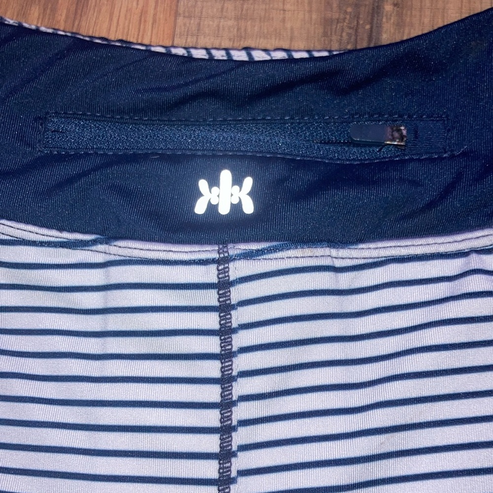 Kyodan Tennis Skort XS Skirt Preppy Navy White Stripes Golf Old Money - Picture 5 of 6